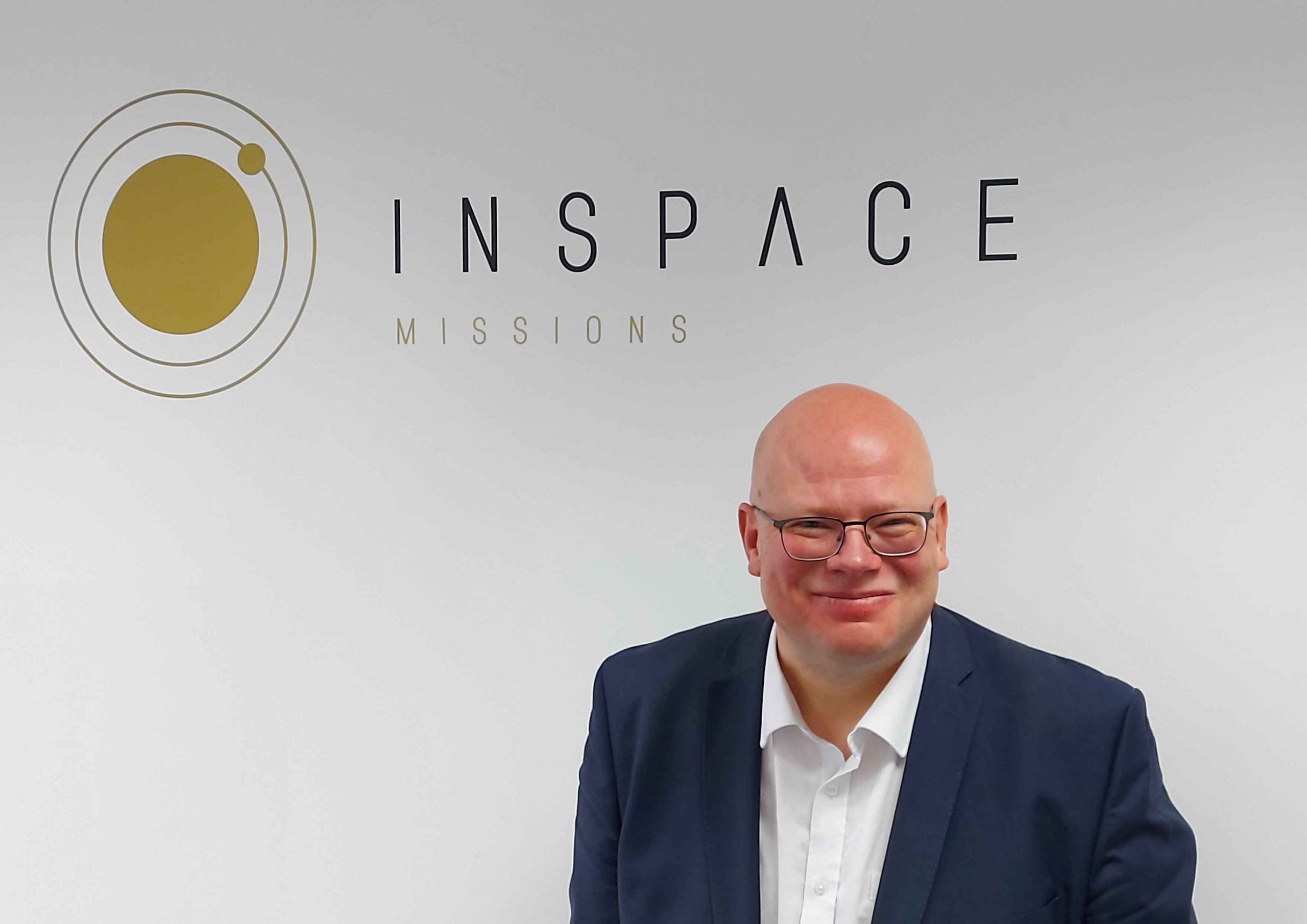 Doug Liddle CEO In-Space Mission Ltd at new pffcies in Alton Hampshire crop